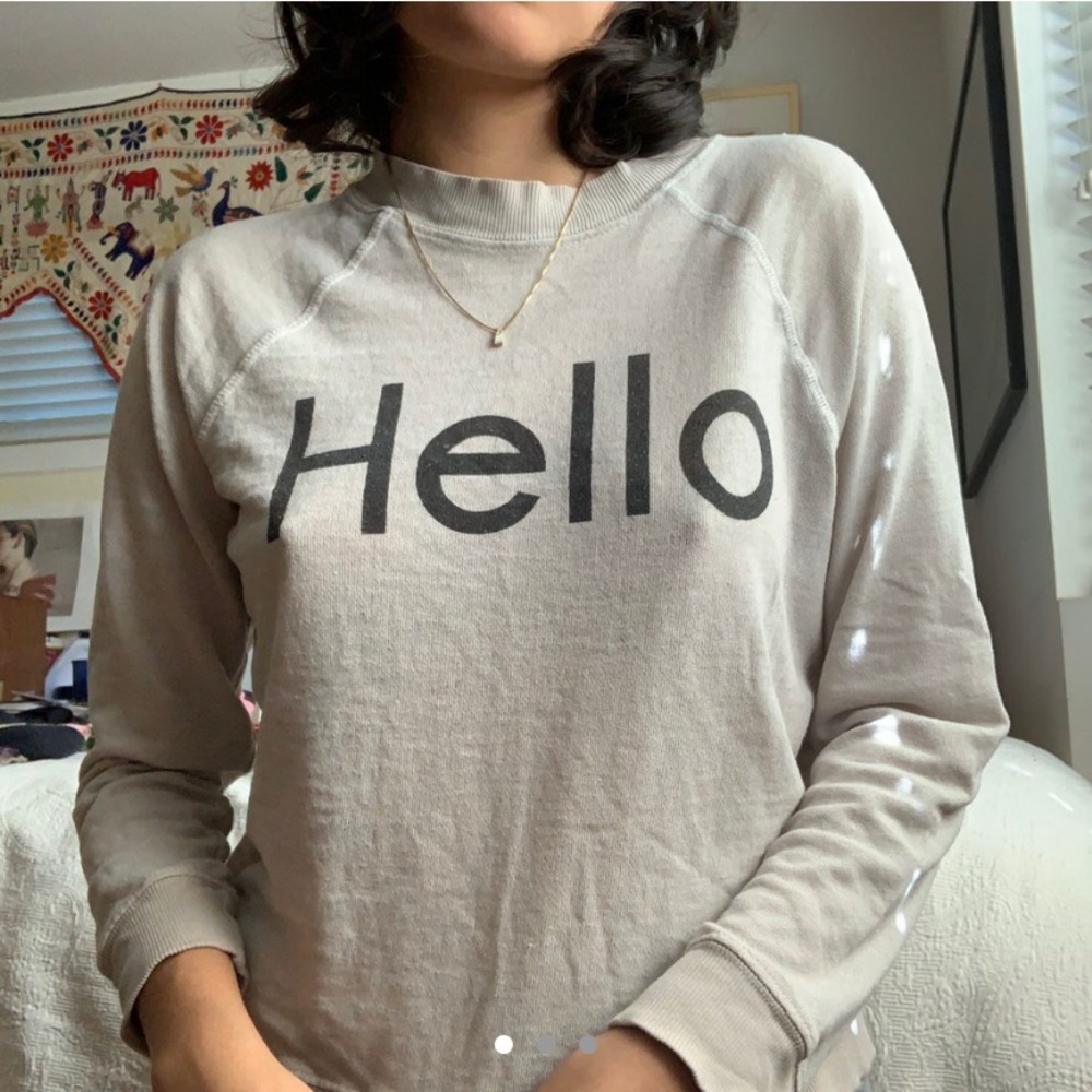 Wildfox HELLO Long Sleeve T-Shirt